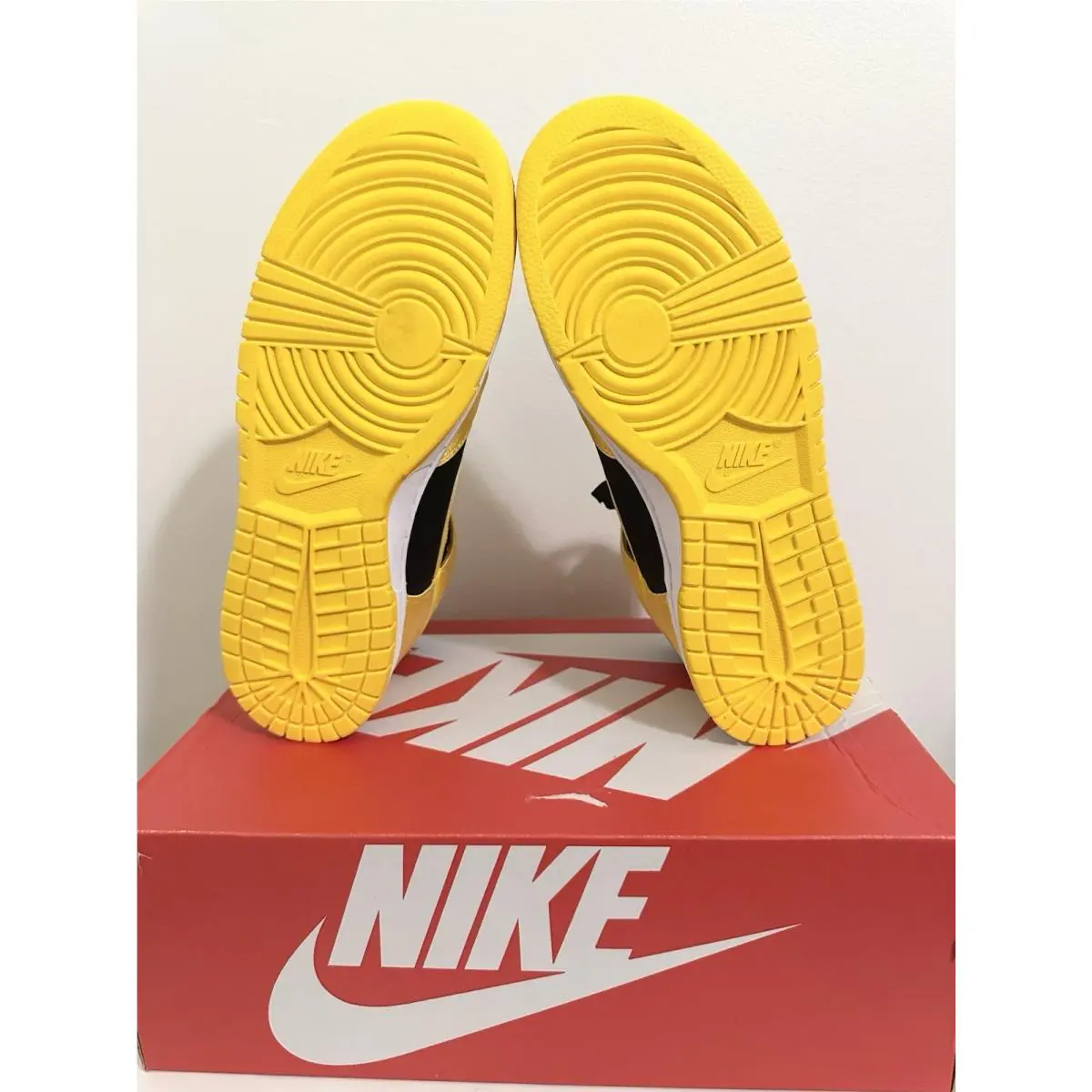 Nike shoes - Nike Dunk High - Dunk High - FN4216-001 - Yellow 4