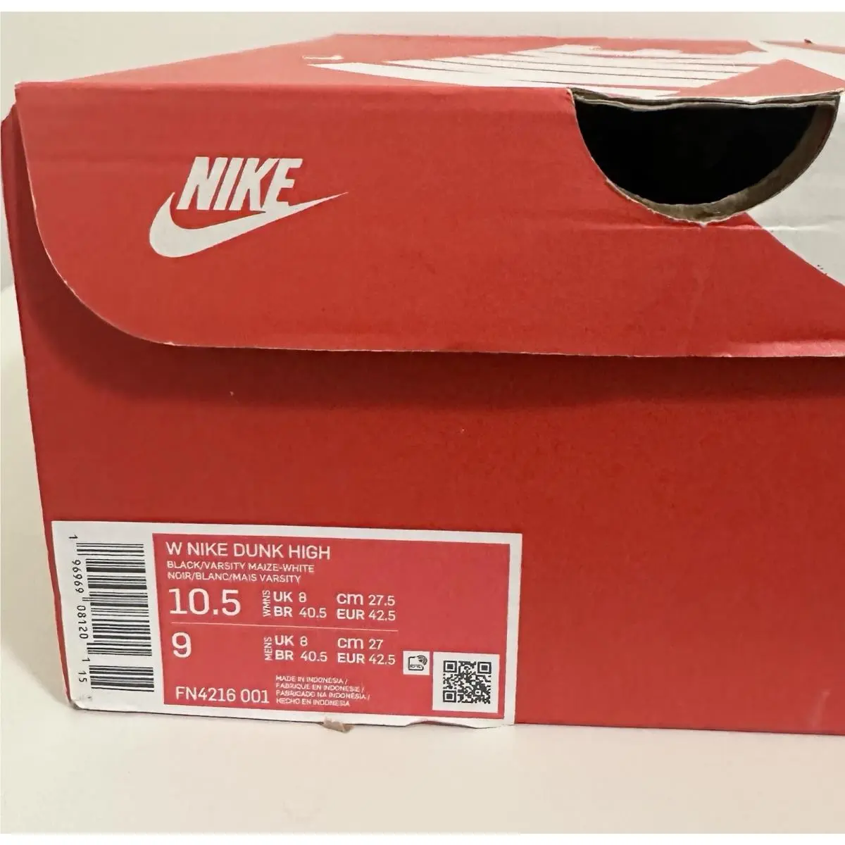 Nike shoes - Nike Dunk High - Dunk High - FN4216-001 - Yellow 7