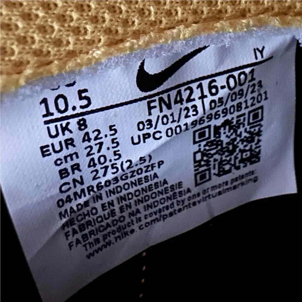 Nike shoes - Nike Dunk High - Dunk High - FN4216-001 - Yellow 6
