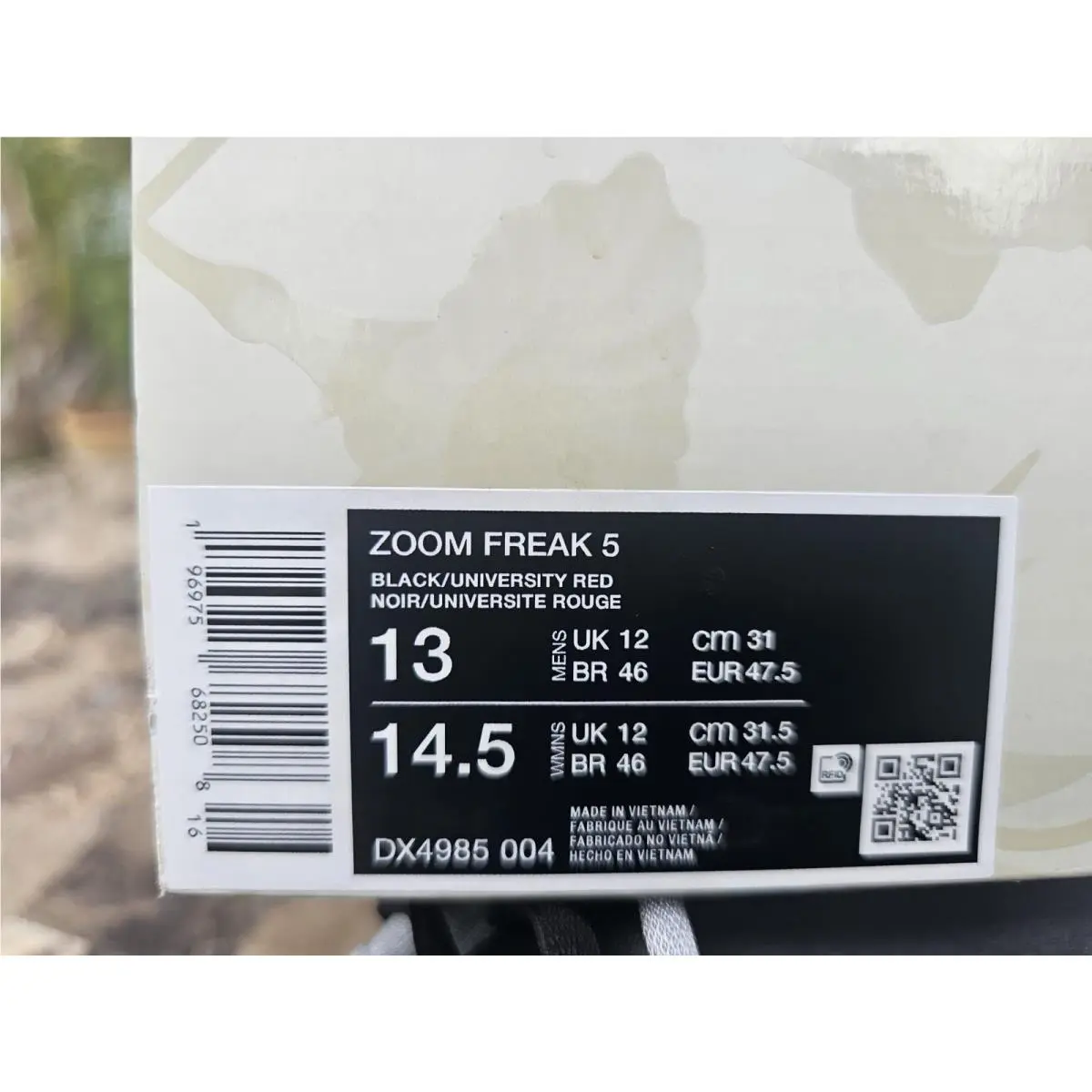 Nike shoes - Nike Zoom Freak 5 - Zoom Freak - DX4985-004 - Black 8
