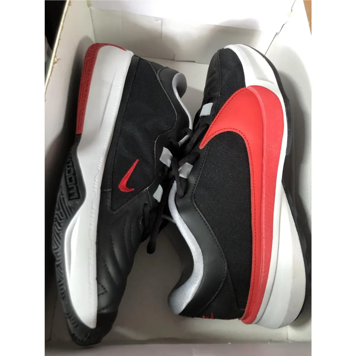 Nike shoes - Nike Zoom Freak 5 - Zoom Freak - DX4985-004 - Black/Pure Platinum/Wolf Grey/University Red 14