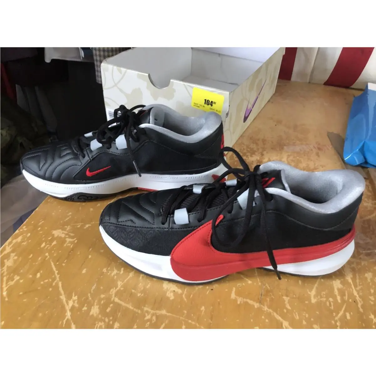 Nike shoes - Nike Zoom Freak 5 - Zoom Freak - DX4985-004 - Black/Pure Platinum/Wolf Grey/University Red 15