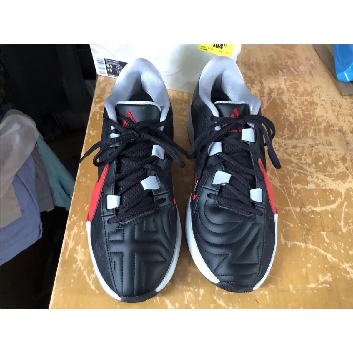 Nike shoes - Nike Zoom Freak 5 - Zoom Freak - DX4985-004 - Black/Pure Platinum/Wolf Grey/University Red 17