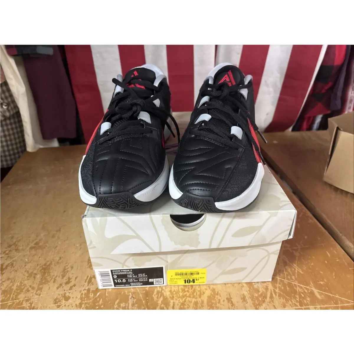 Nike shoes - Nike Zoom Freak 5 - Zoom Freak - DX4985-004 - Black/Pure Platinum/Wolf Grey/University Red 22