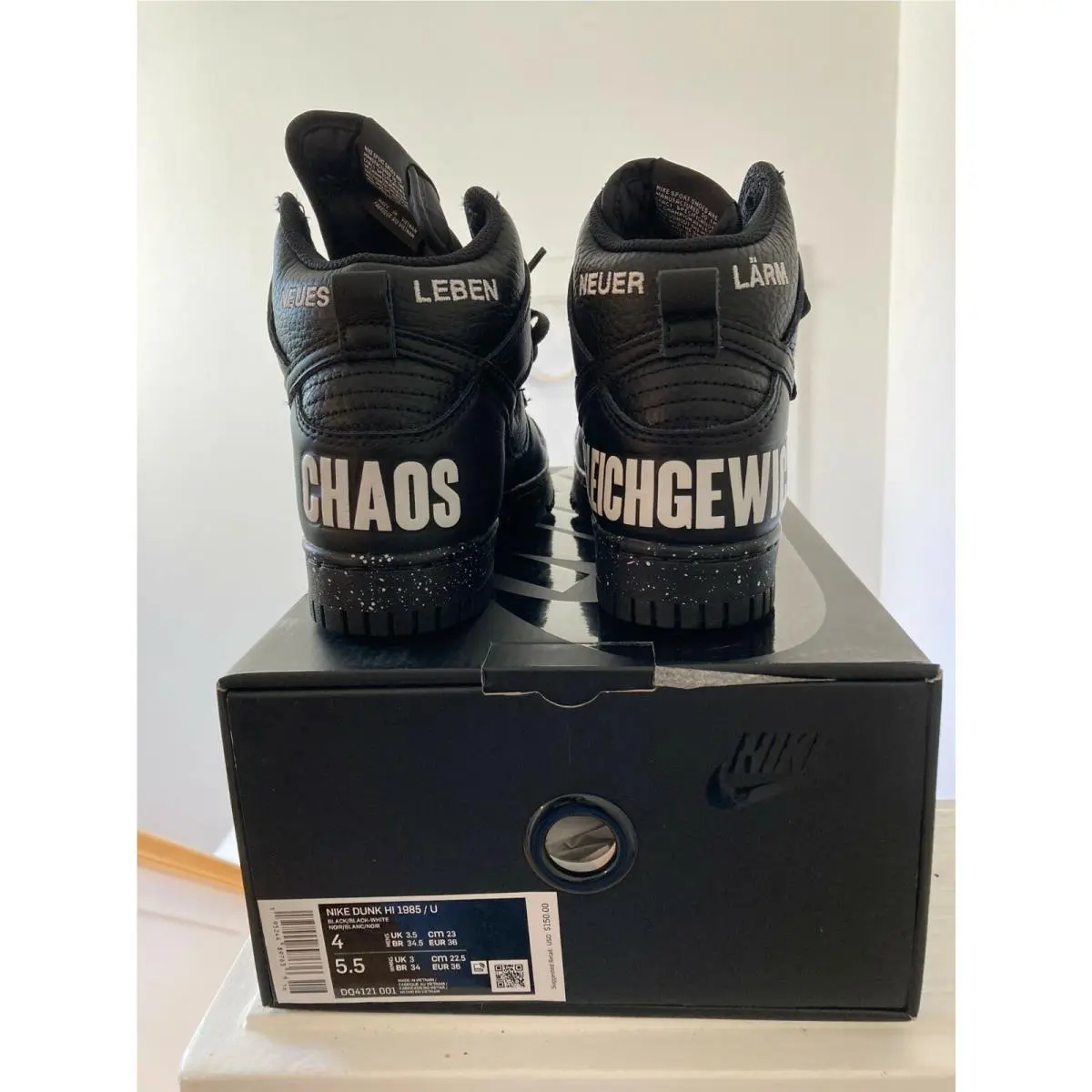 Nike shoes - Nike Dunk High - Dunk High - DQ4121001 - Black 3