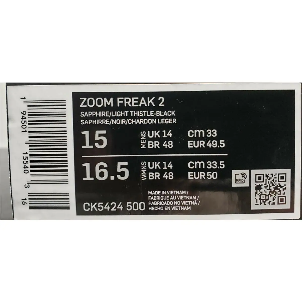 Nike shoes - Nike Zoom Freak - Zoom Freak - CK5424500 - Purple (UPC: 194501155403) 4