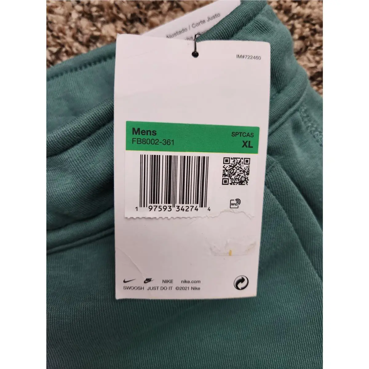 Nike clothing - FB8002361 - FB8002361 - Green 4