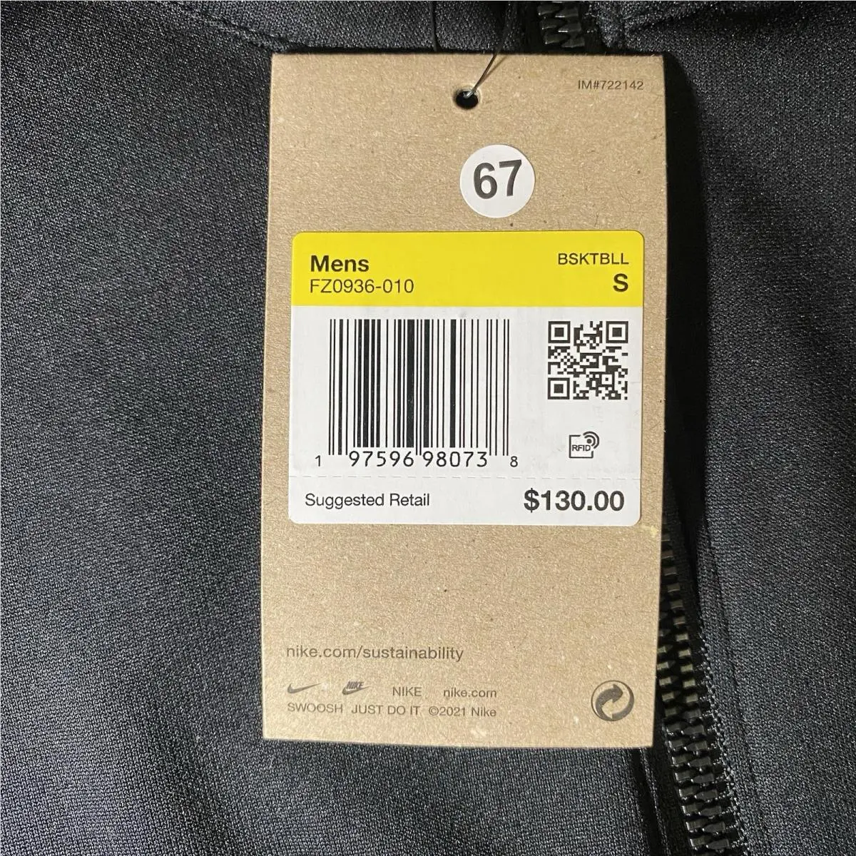 Nike clothing - Nike Dri-Fit - Black/Field Purple (UPC: 197596763164) 2
