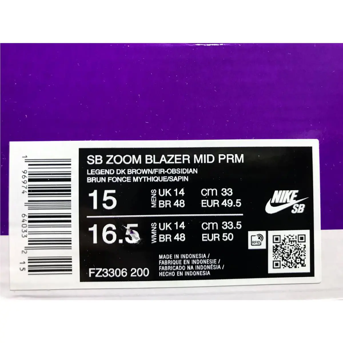 Nike shoes - Nike Blazer - Blazer - FZ3306-200 - Brown (UPC: 196974640332) 3