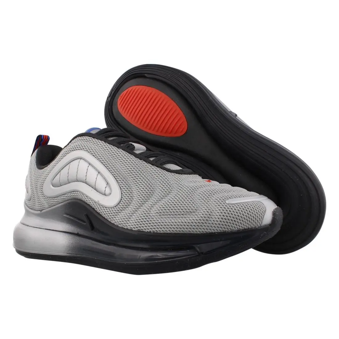 Nike Air Max 720 GS Boys Shoes Size 5 Color: Metallic Silver/cosmic Grey