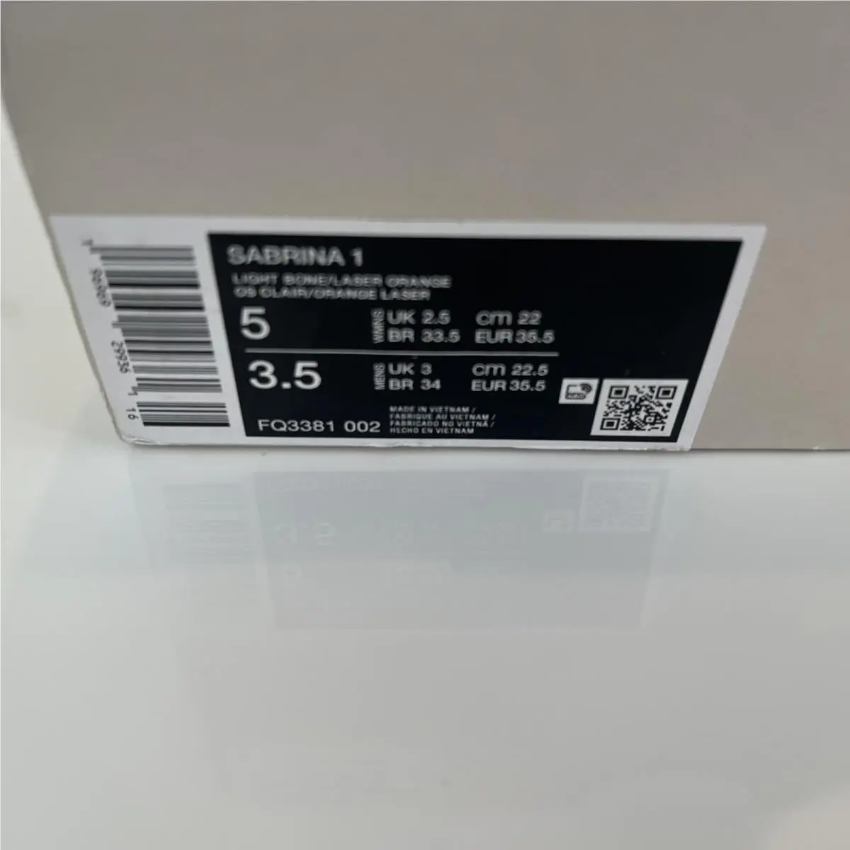 Nike shoes - Nike Sabrina 1 FQ3381-002 - Sabrina - Fq3381-002 - Light Bone (UPC: 196969299385) 8