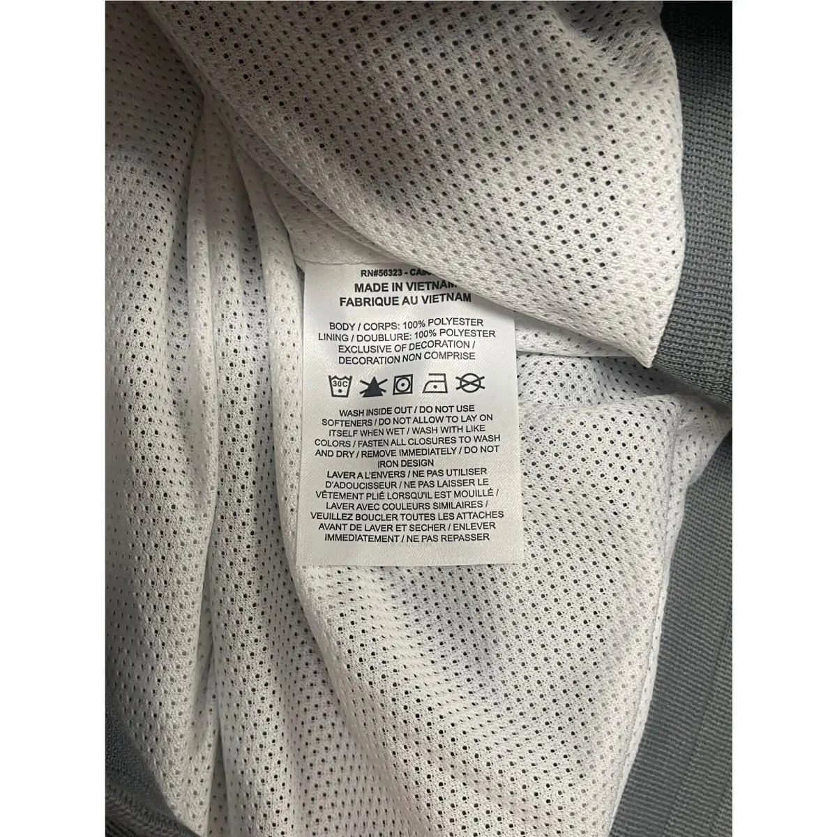 Nike clothing - Nike Dri-Fit - WHITE GREY (UPC: 195866551190) 5