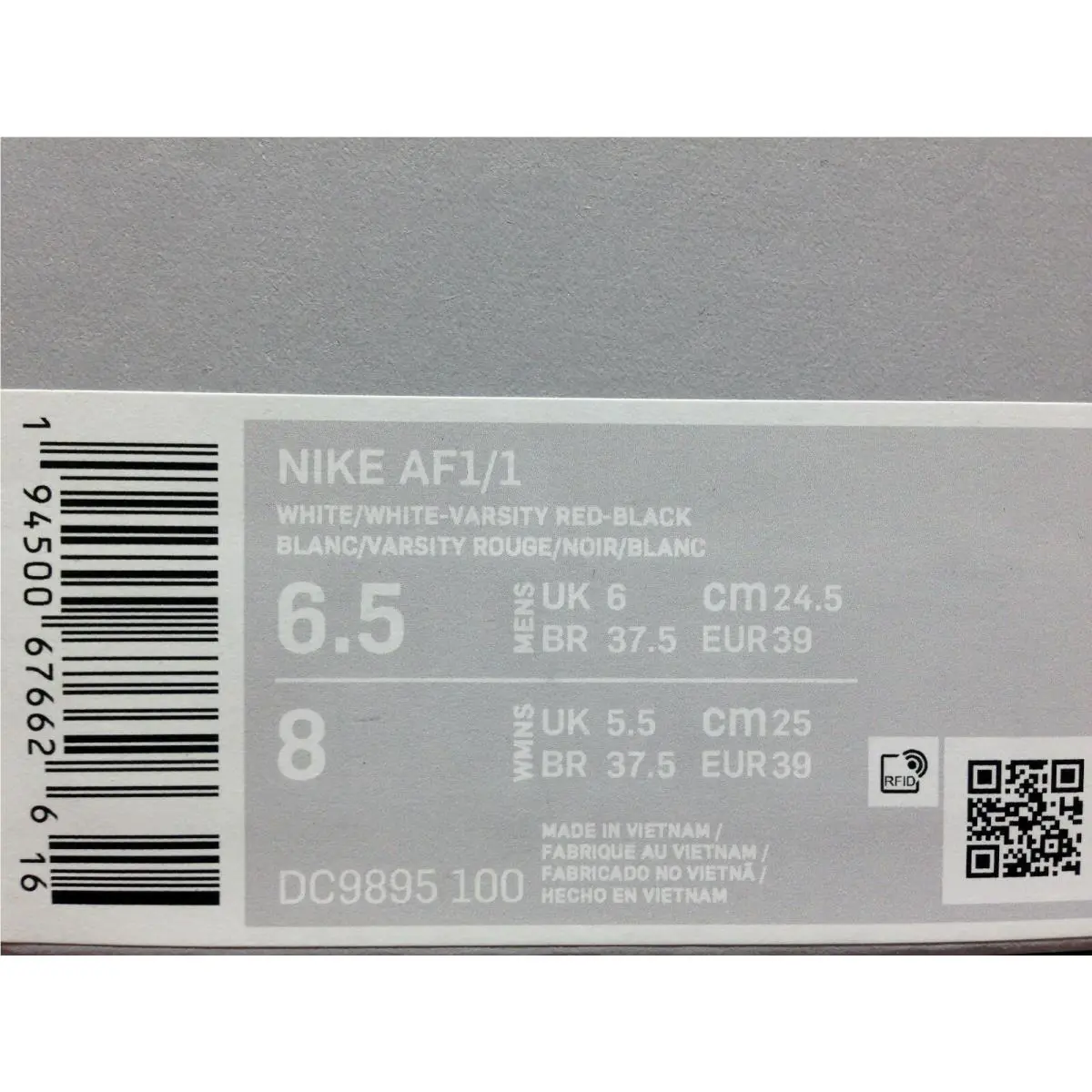 Nike shoes - AF1 - DC9895-100 - White (UPC: 194500676626) 4