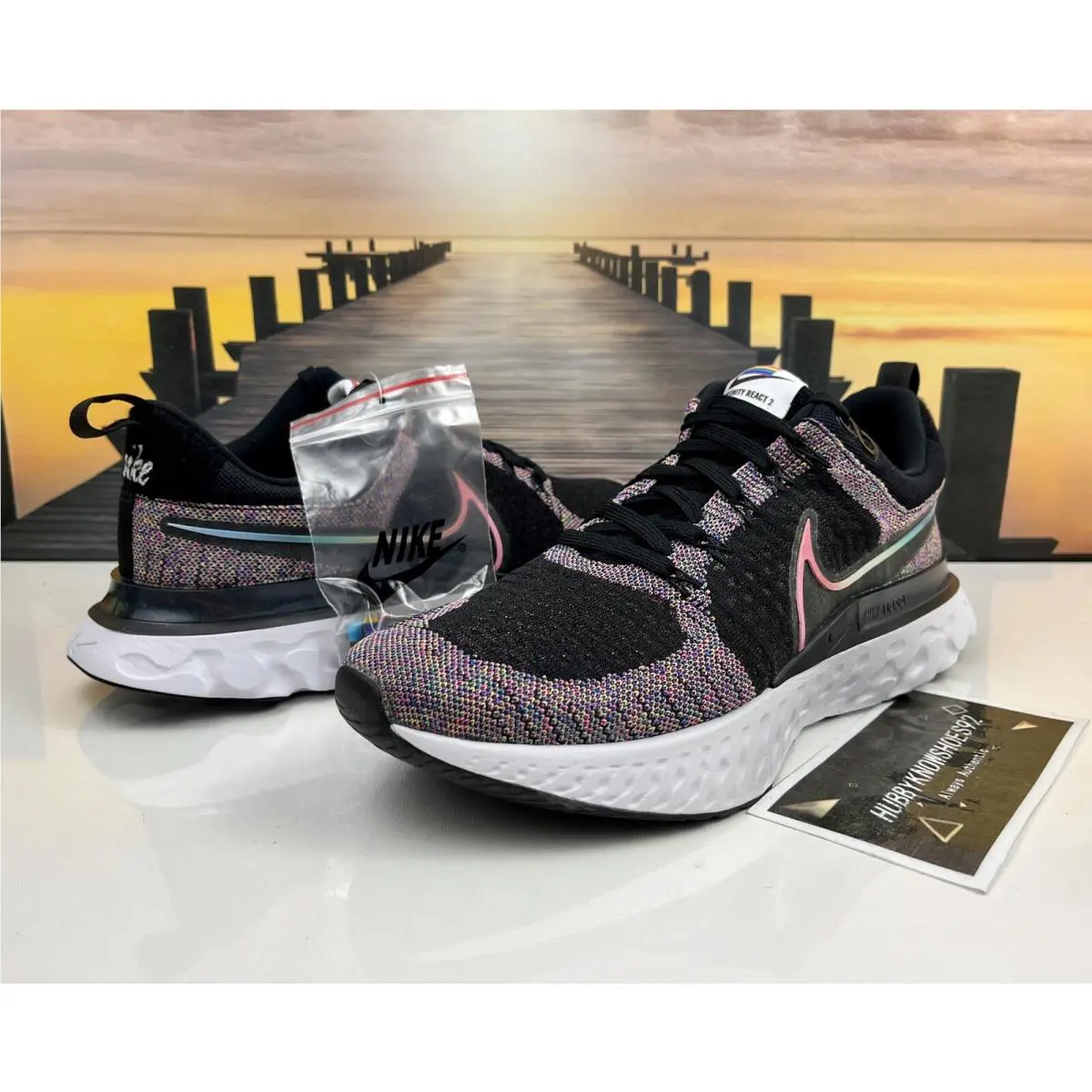 Nike shoes - Nike React Infinity Run - React Infinity Run - DD6790-001 - Black Multicolor White 2