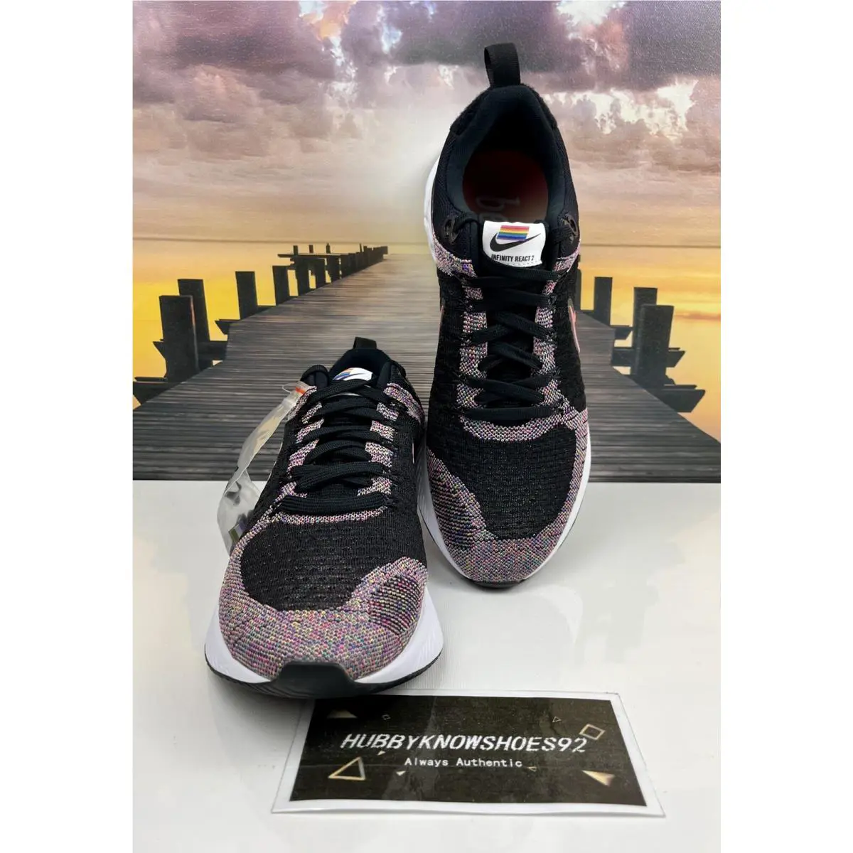Nike shoes - Nike React Infinity Run - React Infinity Run - DD6790-001 - Black Multicolor White 3