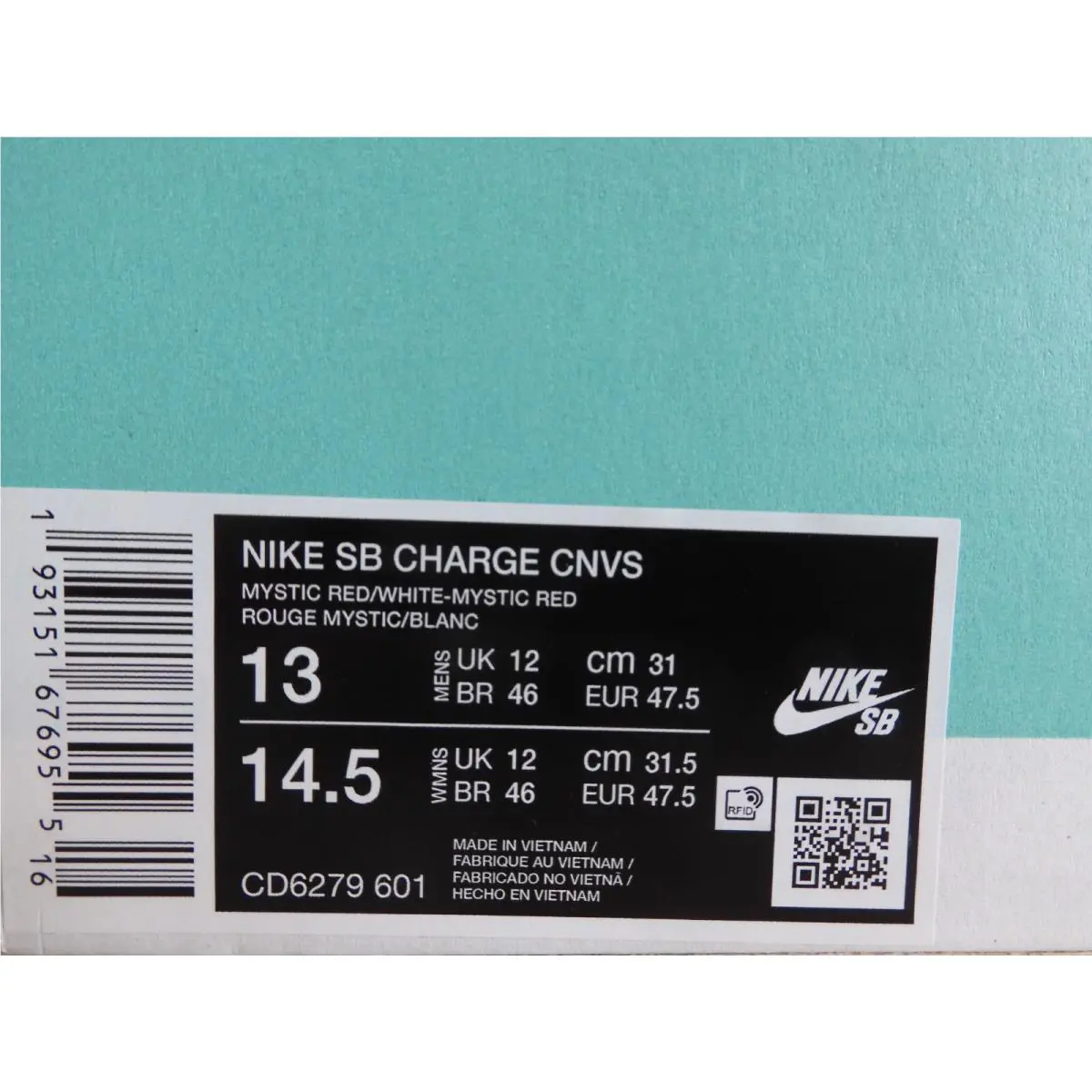 Nike shoes - Nike SB Charge - Charge - CD6279-601 - Red 3