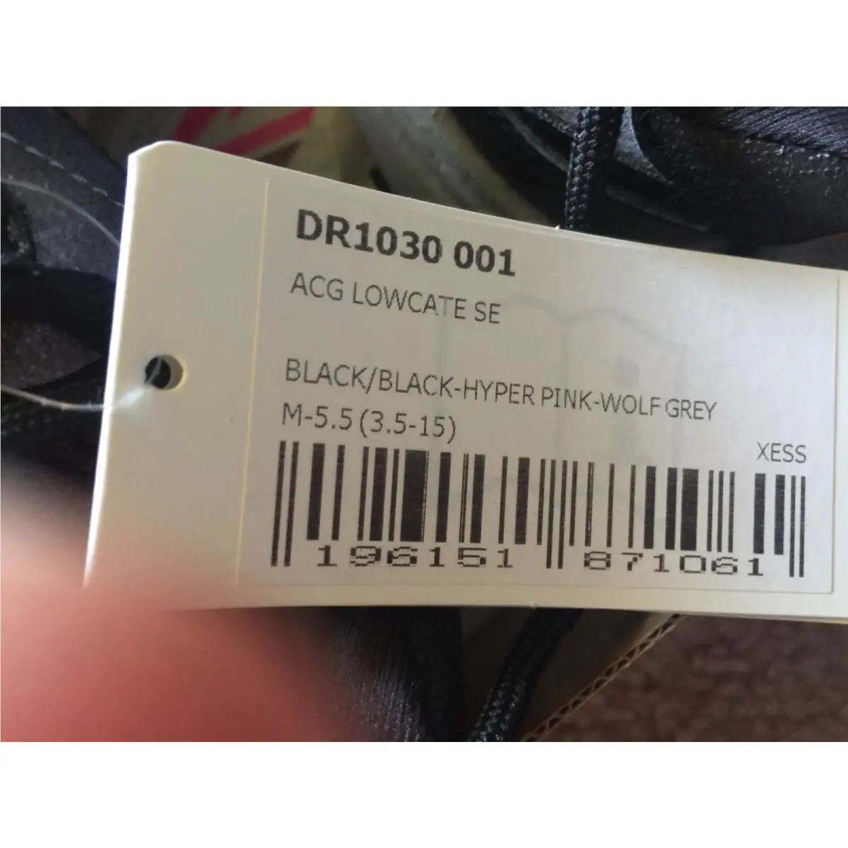 Nike shoes - Nike ACG Lowcate - ACG Lowcate - DR1030-001 - Black, Manufacturer: Black/Black/Wolf Grey 1