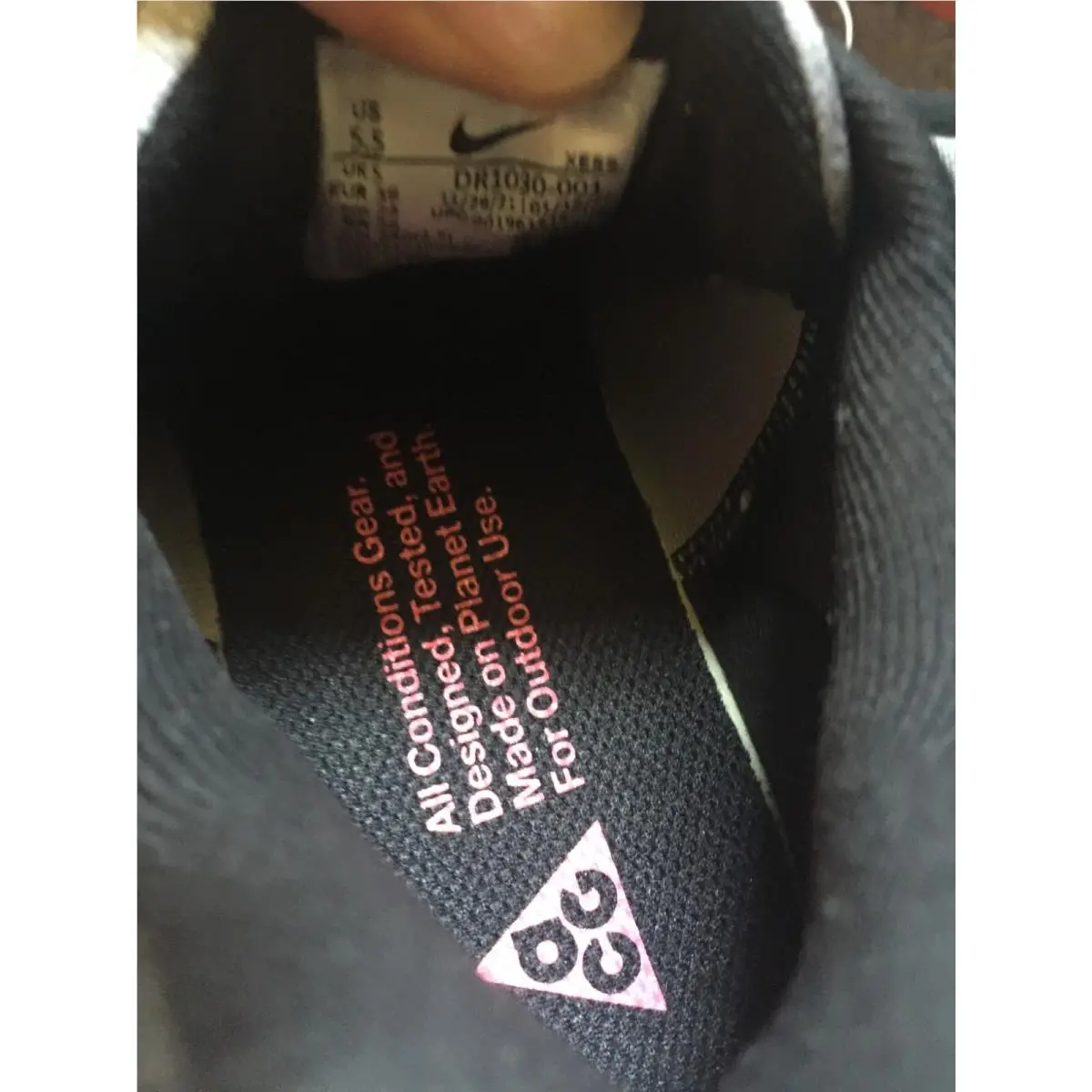 Nike shoes - Nike ACG Lowcate - ACG Lowcate - DR1030-001 - Black, Manufacturer: Black/Black/Wolf Grey 7