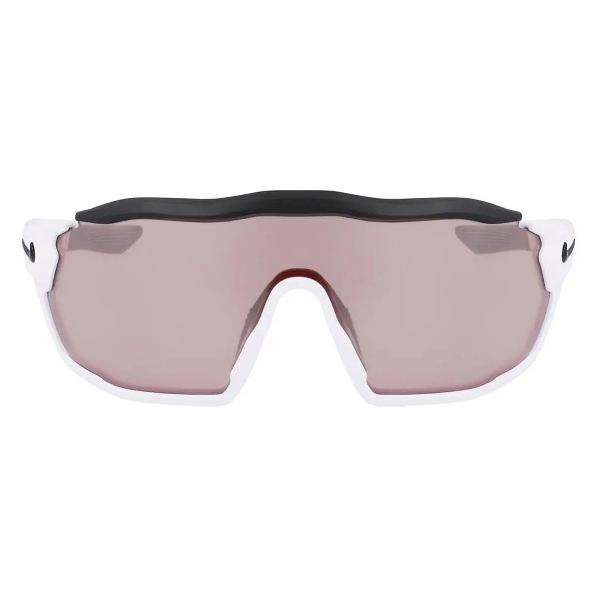 Nike Show X Rush E DZ7369 Sunglasses White Road Tint 58 - Frame: White / Road Tint, Lens: Road Tint