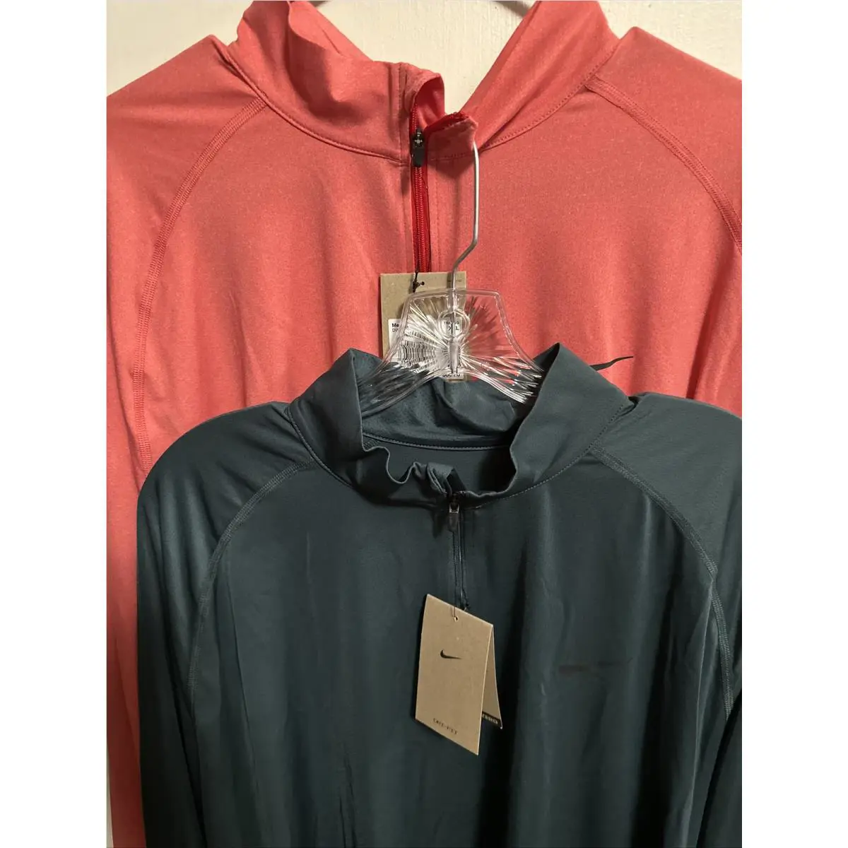 2-Nike Ready Men`s Dri-fit 1/4-Zip- 2XLarge LS Running Top DV9811￼
