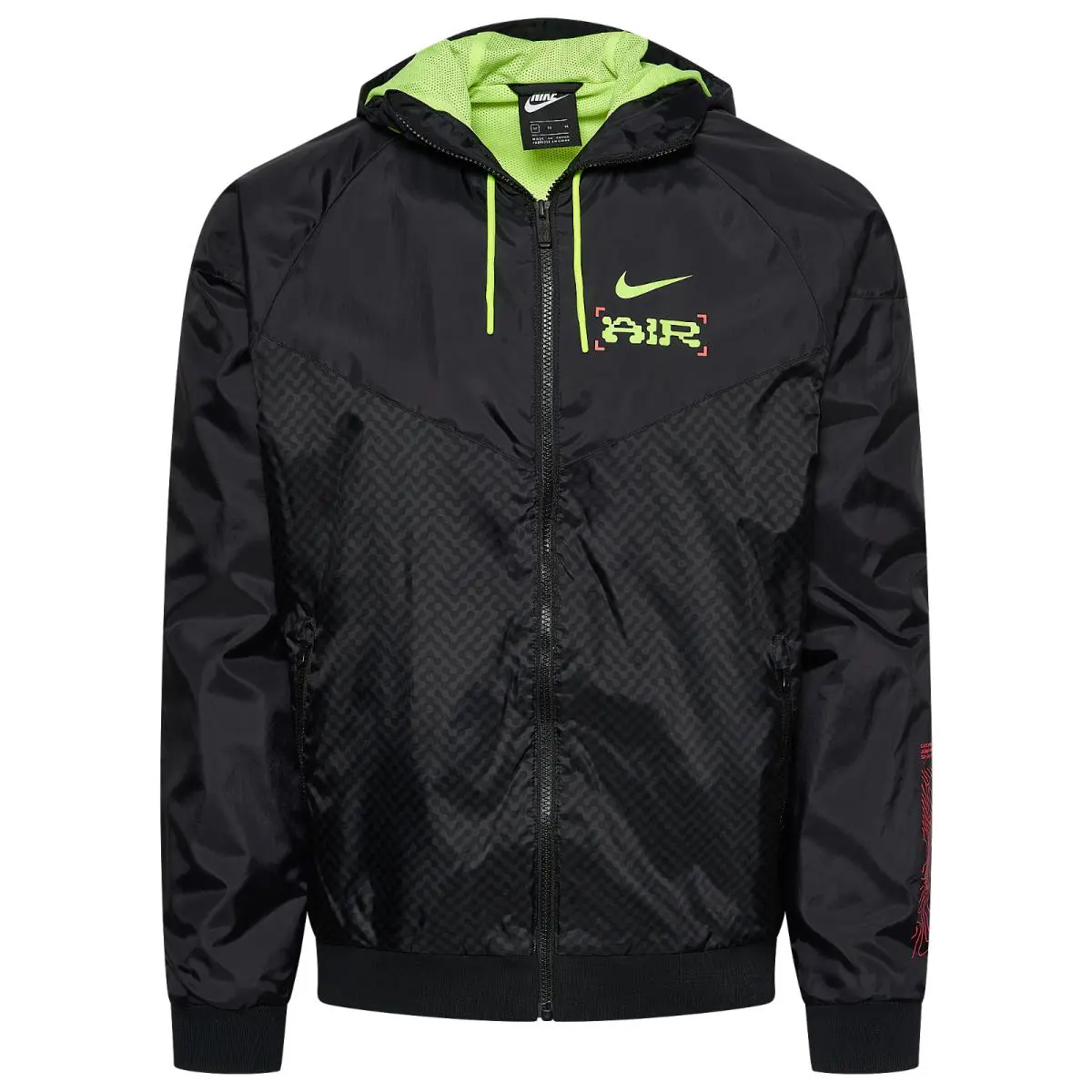 Nike Sportswear Catching Air Windrunner Jacket Black CW4708-010 Men`s Size Small - University Red/Blue Void/University Red/Sail