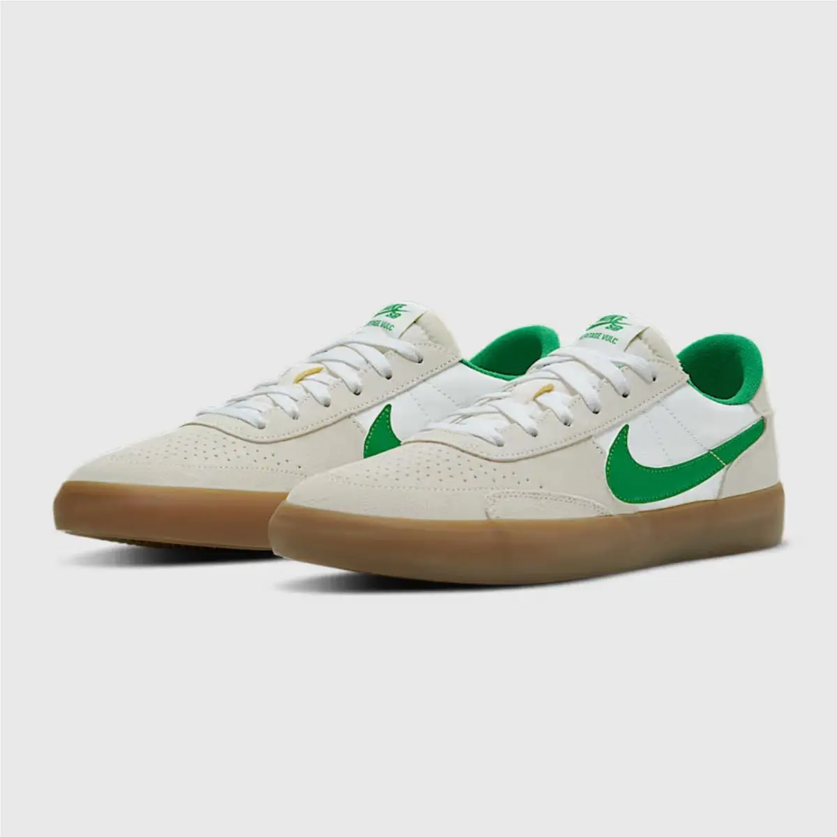 Nike shoes - Nike Heritage Vulc - Heritage Vulc - CD5010-101 - White, Manufacturer: Summit White/White/Gum Light Brown/Lucky Green (UPC: 194498072721) 7