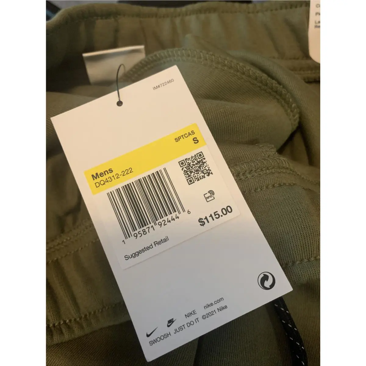 Nike clothing - Nike Sportswear Tech Fleece - Sportswear Tech Fleece - Green (UPC: 195871924521) 10