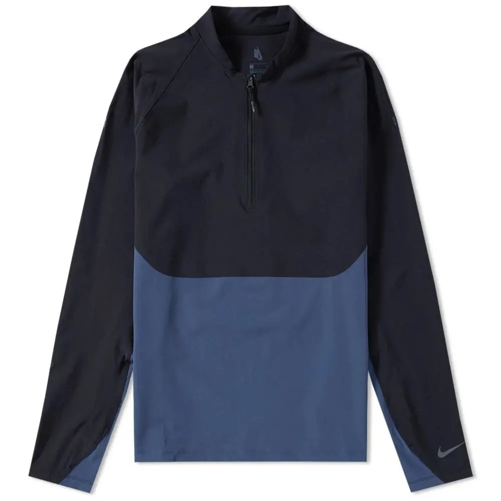 Nike clothing - Nike Dri-Fit - Black/Greyish Blue, Style- Number: 866060-471 (UPC: 887223182412) 0