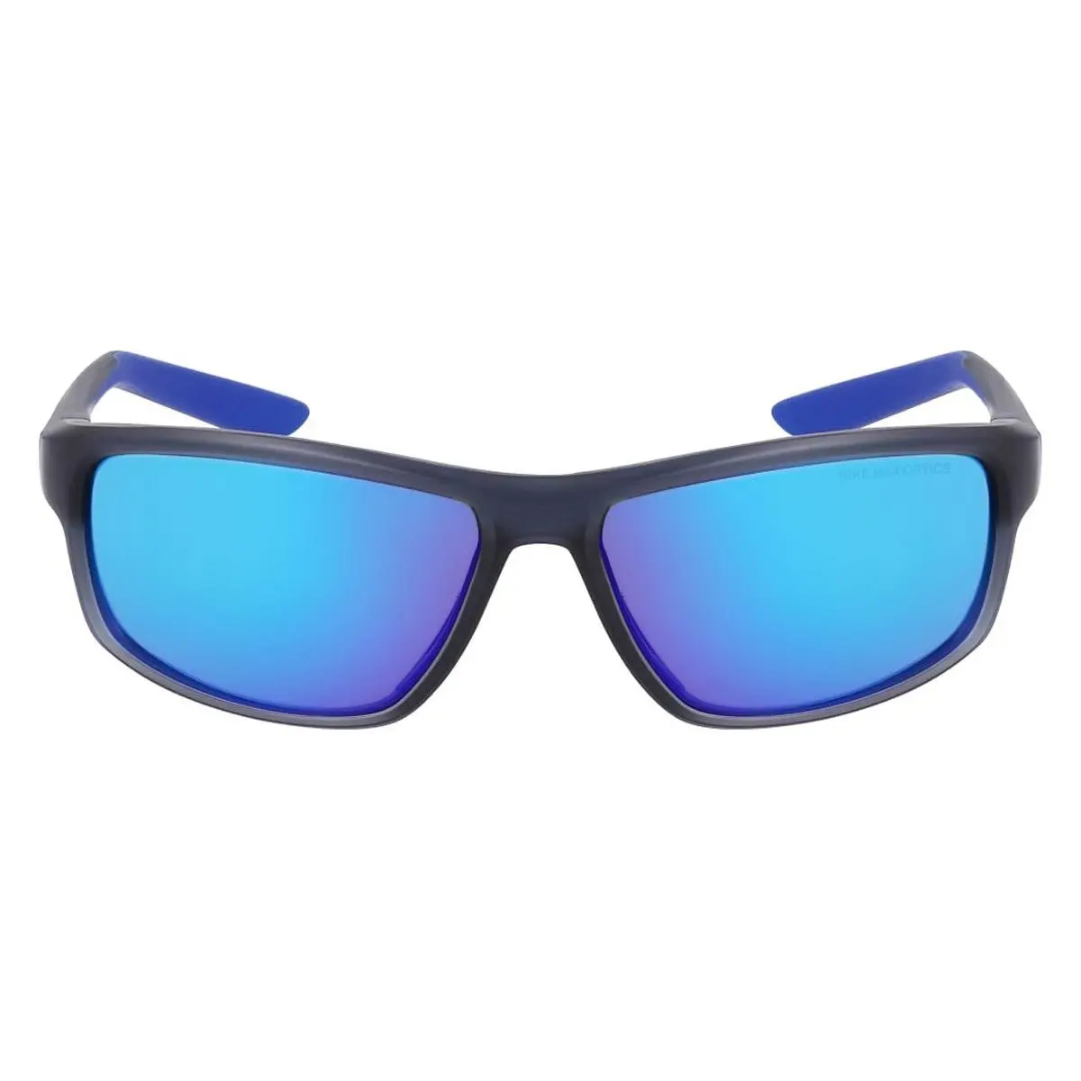 Nike Rabid 22 M DV2153 Sunglasses Matte Dark Gray Blue Mirrored 62mm - Frame: Matte Dark Gray / Blue Mirrored, Lens: Blue Mirrored
