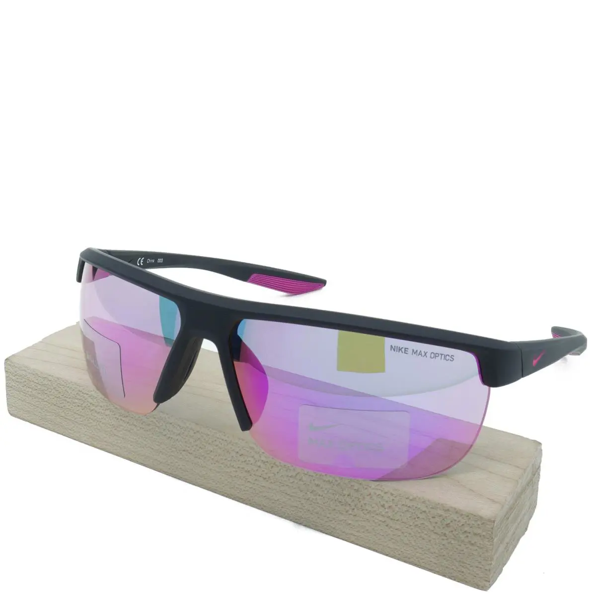 CW8668-016 Mens Nike Tempest S Sunglasses - Frame: Gridiron Rose, Lens: Pink Purple Mirror