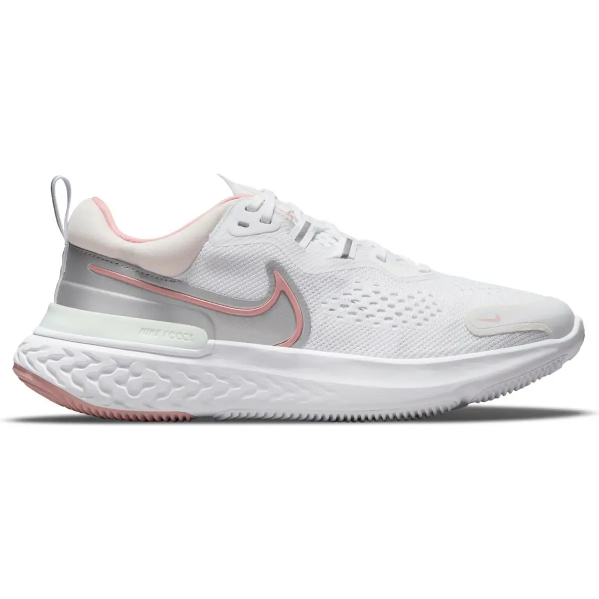 Nike shoes - W Nike React Miler 2 - CW7136 101 - White/Light Soft Pink-Pink Glaze-Silver (UPC: 195237011759) 2