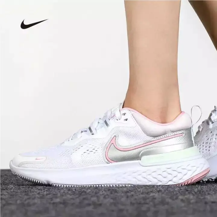 Nike shoes - W Nike React Miler 2 - CW7136 101 - White/Light Soft Pink-Pink Glaze-Silver (UPC: 195237011759) 0