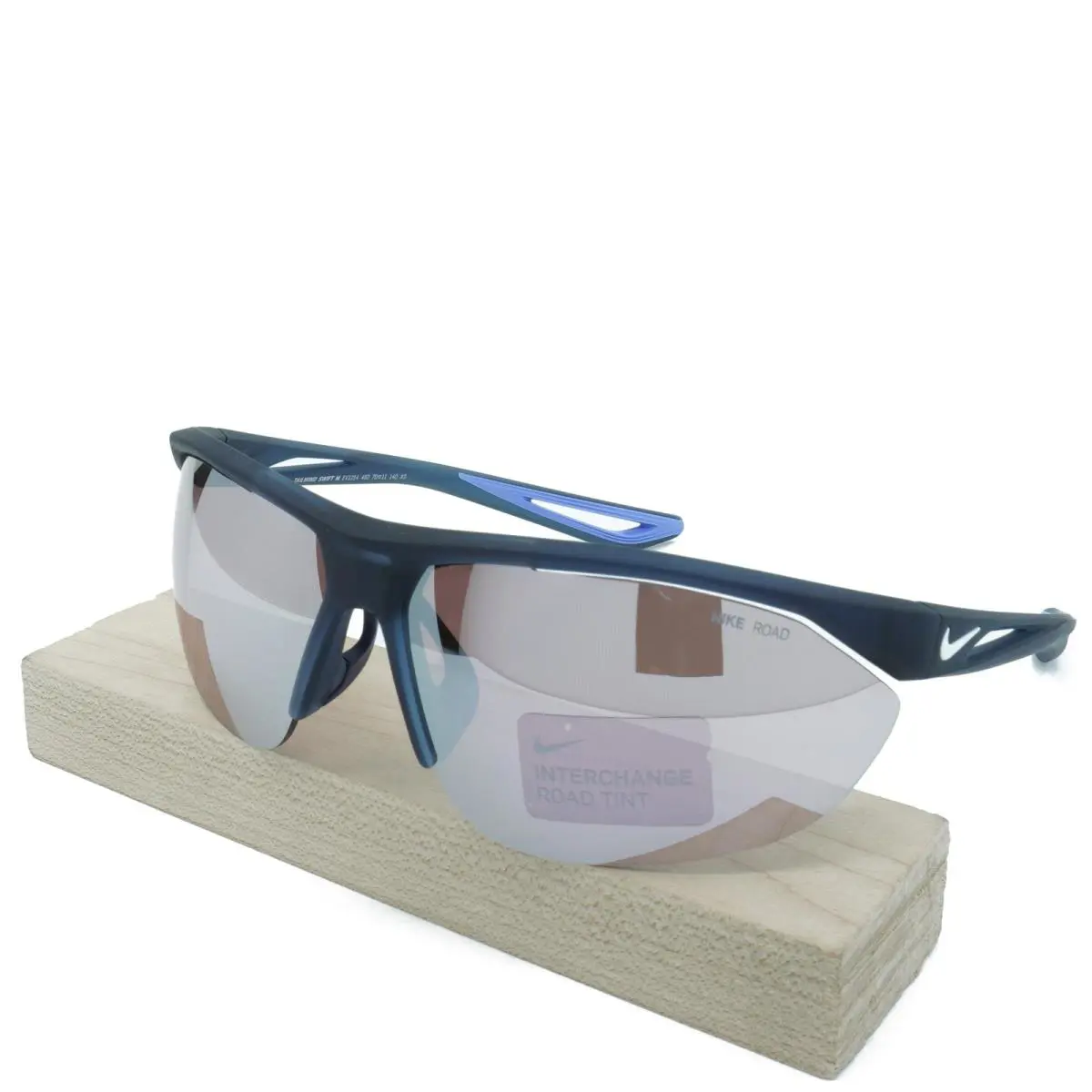 EV1214-492 Mens Nike Tailwind Swift Sunglasses - Frame: Matte Blue Void