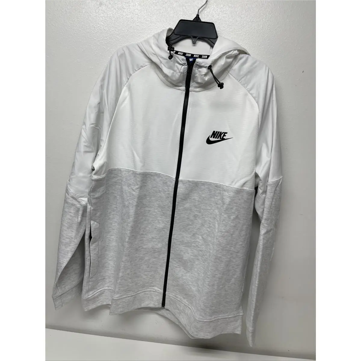 Nike Nsw AV15 Hoodie FZ Ssnl 863773-051 White Size XL