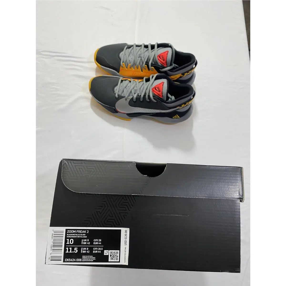 Nike shoes - Nike Zoom Freak - Zoom Freak - Ck5424 006 - Silver (UPC: 0194501154796) 8
