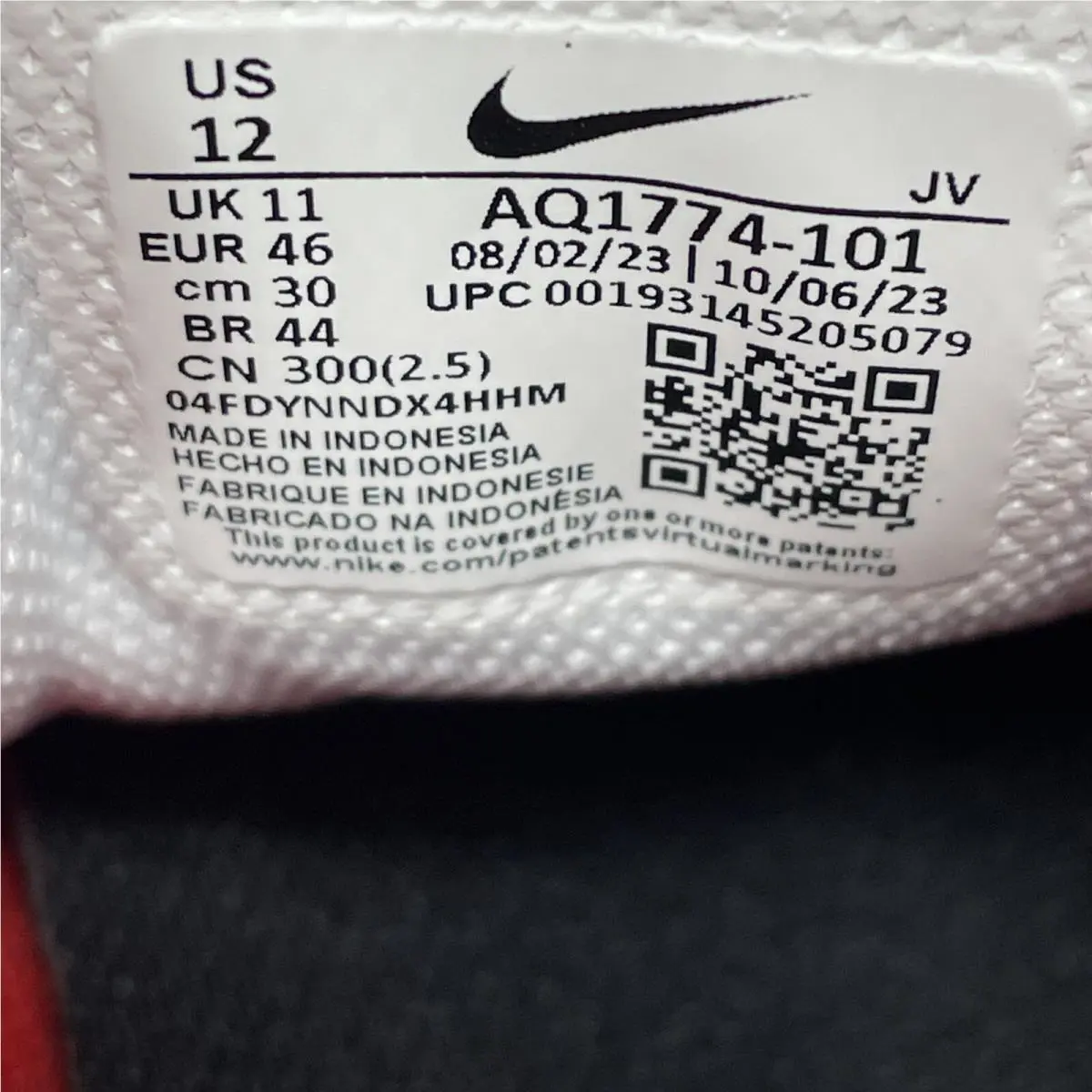 Nike shoes - Nike Ebernon Low Premium - Ebernon Low Premium - AQ1774-101 - White Red Black (UPC: 0193145205079) 7