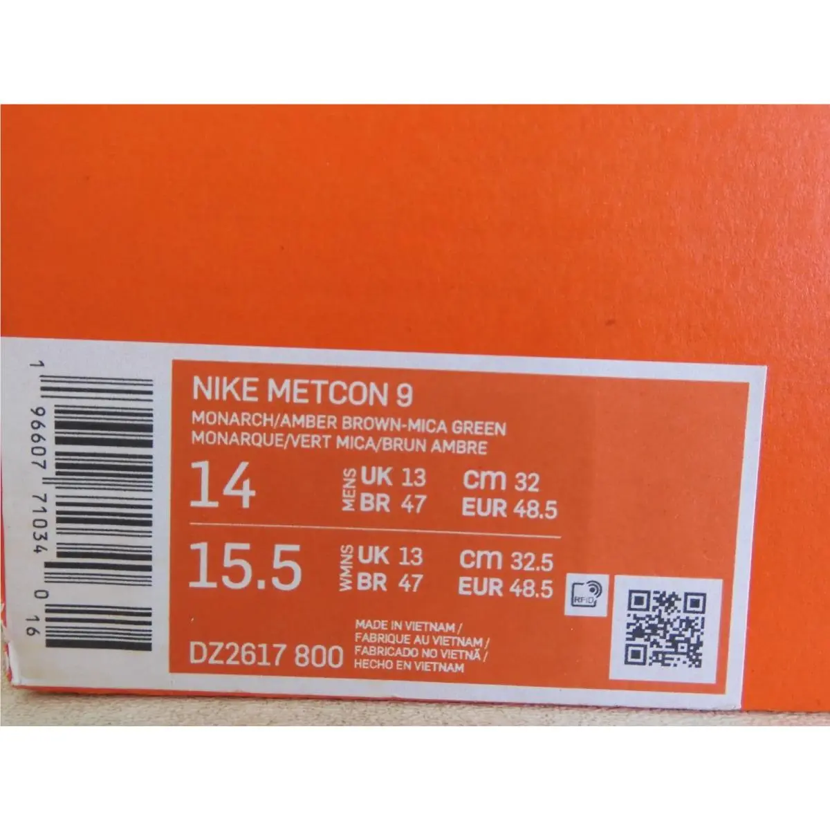 Nike shoes - Nike Metcon 9 - Metcon - DZ2617-800 - Brown (UPC: 196607710340) 3