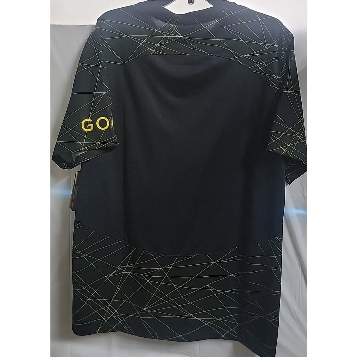 Nike clothing - Nike Jordan PSG 2023/24 Stadium Force Jersey - DR3969-011 - Black + Tour Yellow (UPC: 196155113075) 0