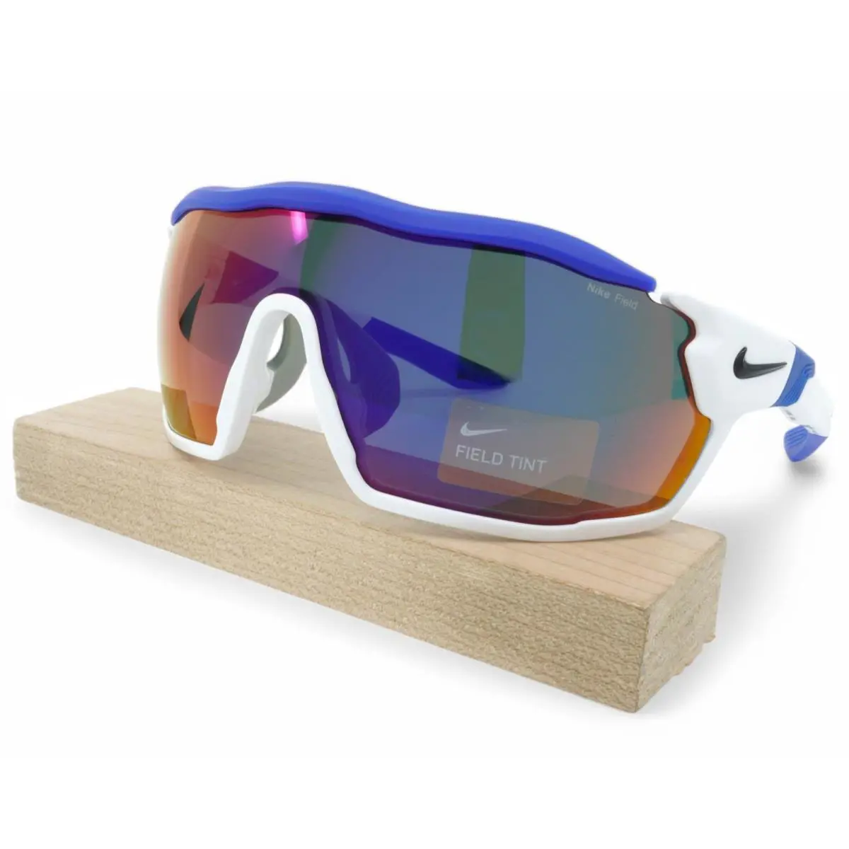 FD1887-105 Unisex Nike Show X Rush Team Sunglasses - Frame: White/Game Royal