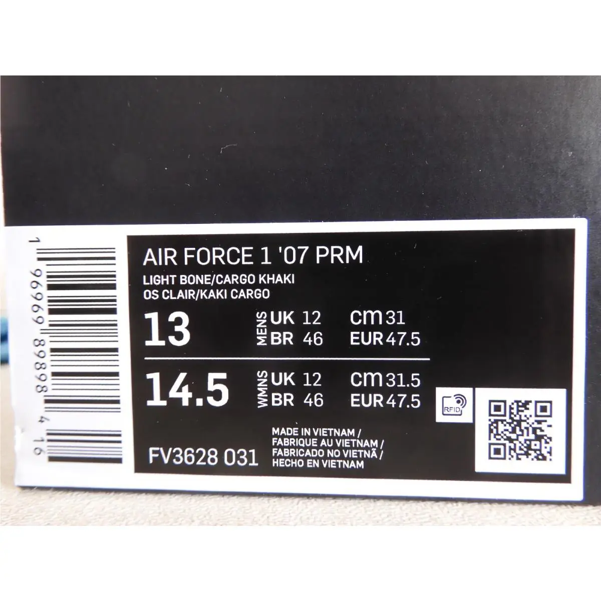 Nike shoes - Nike Air Force 1 `07 - FV3628-031 - Brown (UPC: 196969898991) 3