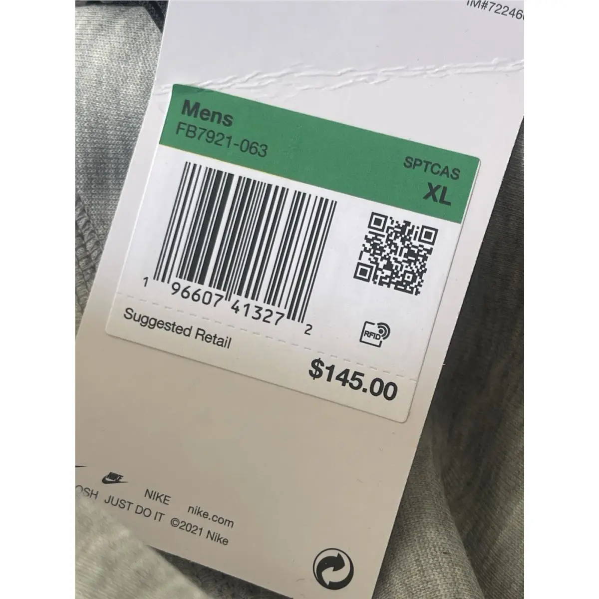 Nike clothing - FB7921063 - FB7921063 - Gray 9