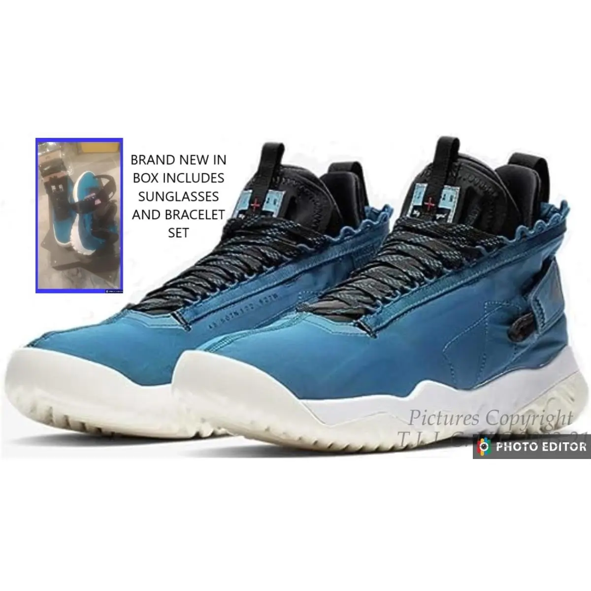 Boxed Men`s Nike Air Jordan Proto React Sneakers Shoes Kicks BV1654 301-S=10