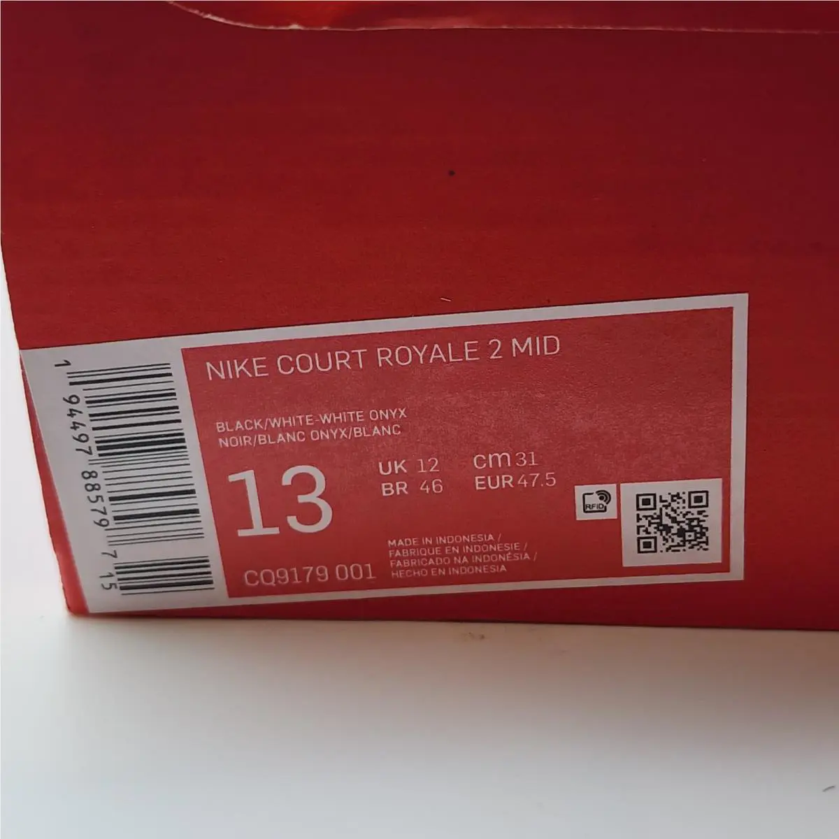 Nike shoes - Nike Court Royale - Court Royale - Cq9179 001 - Black 10