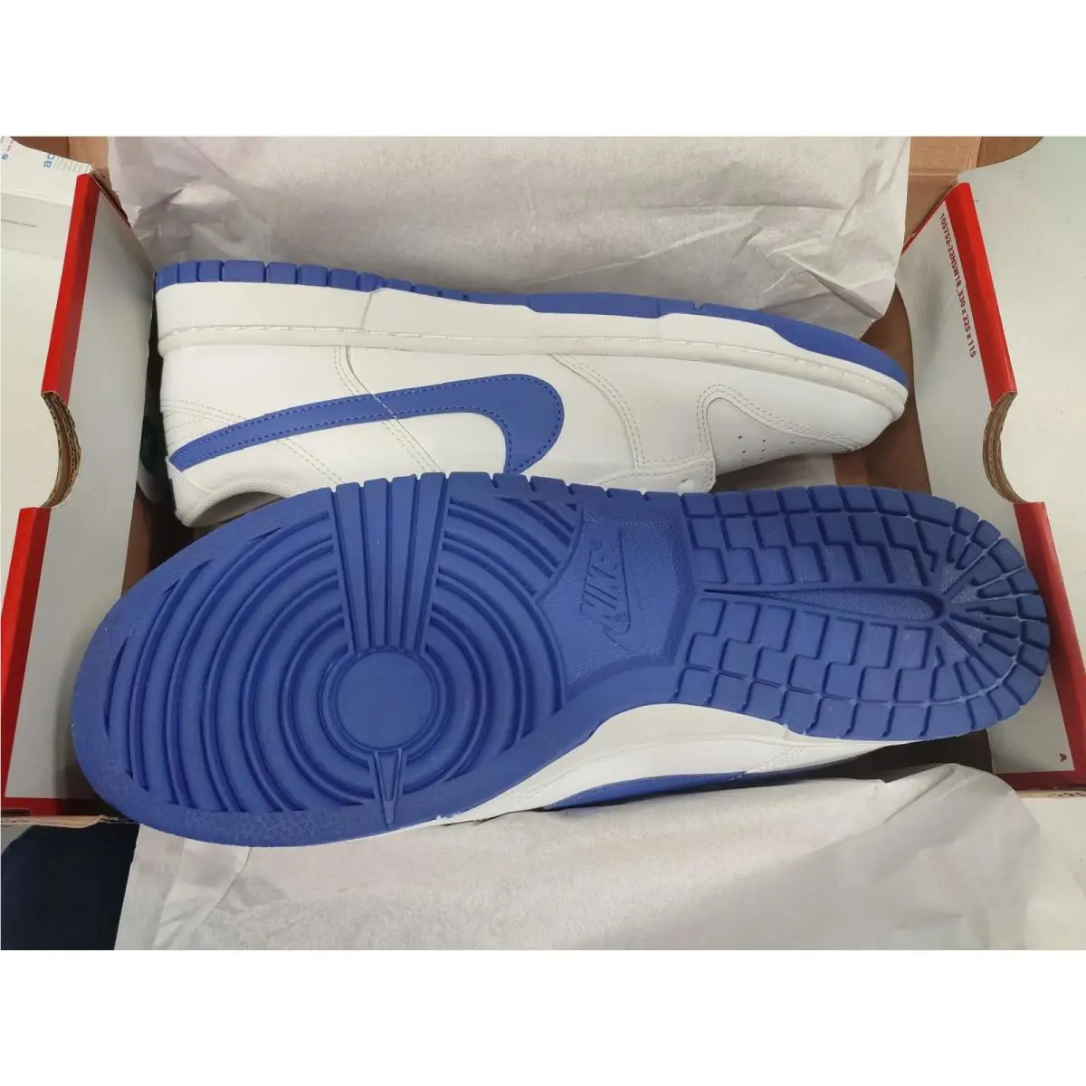 Nike shoes - Nike Dunk Low - Dunk Low - DV0831-104 - WHITE/HYPER ROYAL (UPC: 0196608051749) 3