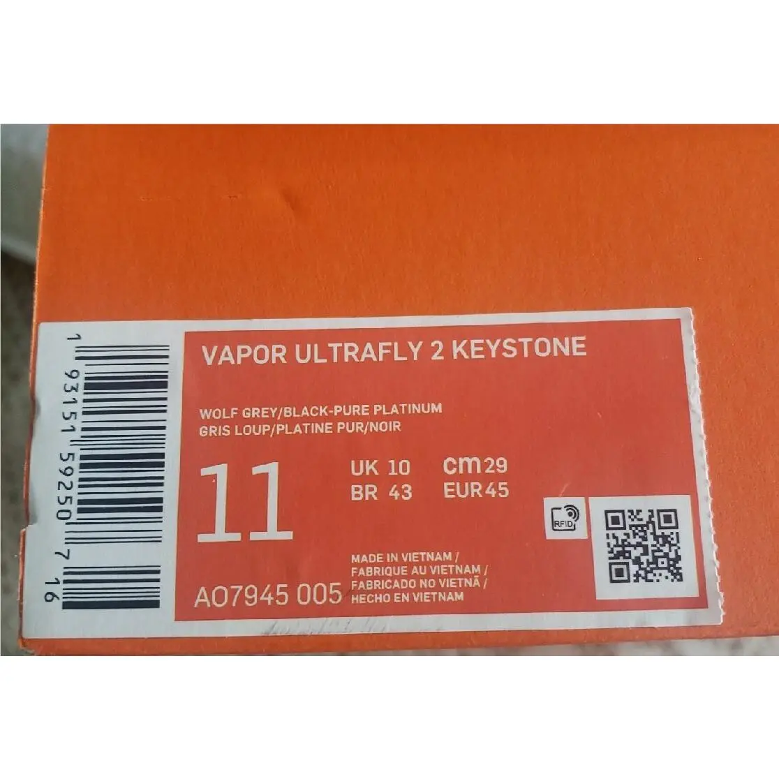 Nike shoes - Nike - A07945 005 - Gray (UPC: 00193151592507) 6