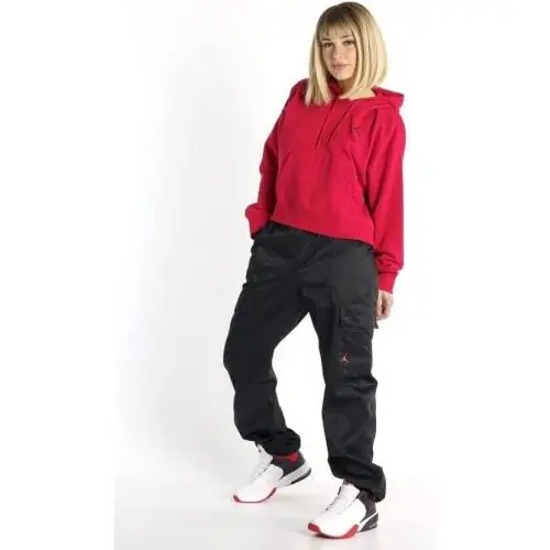 Black Nike Womens S Air Jordan Heritage Utility Cargo Track Pants DJ2650-010