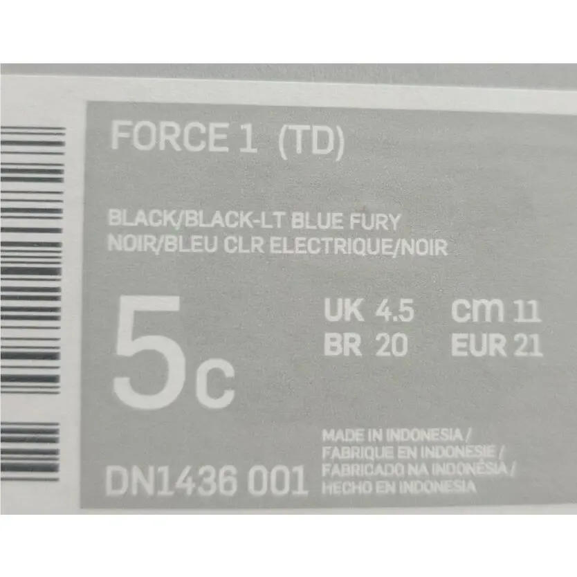 Nike shoes - Nike Air Force 1 LV8 - DN1436-001 - Black 5