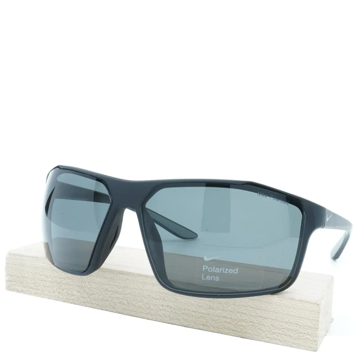CW4671-010 Mens Nike Windstorm P Polarized Sunglasses - Frame: BLACK/SILVER