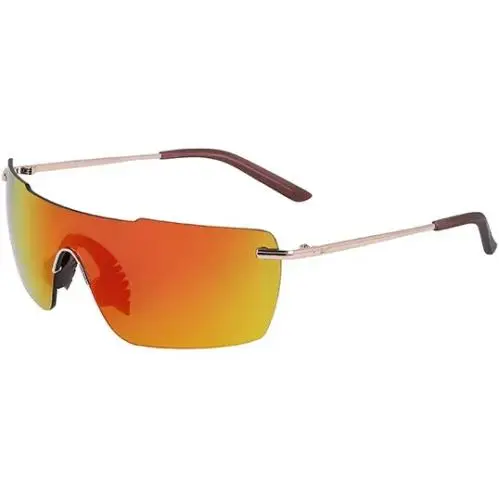 Nike Meridian Sport Sunglasses Rose Gold/crimson Mirror Rimless CU6569 700