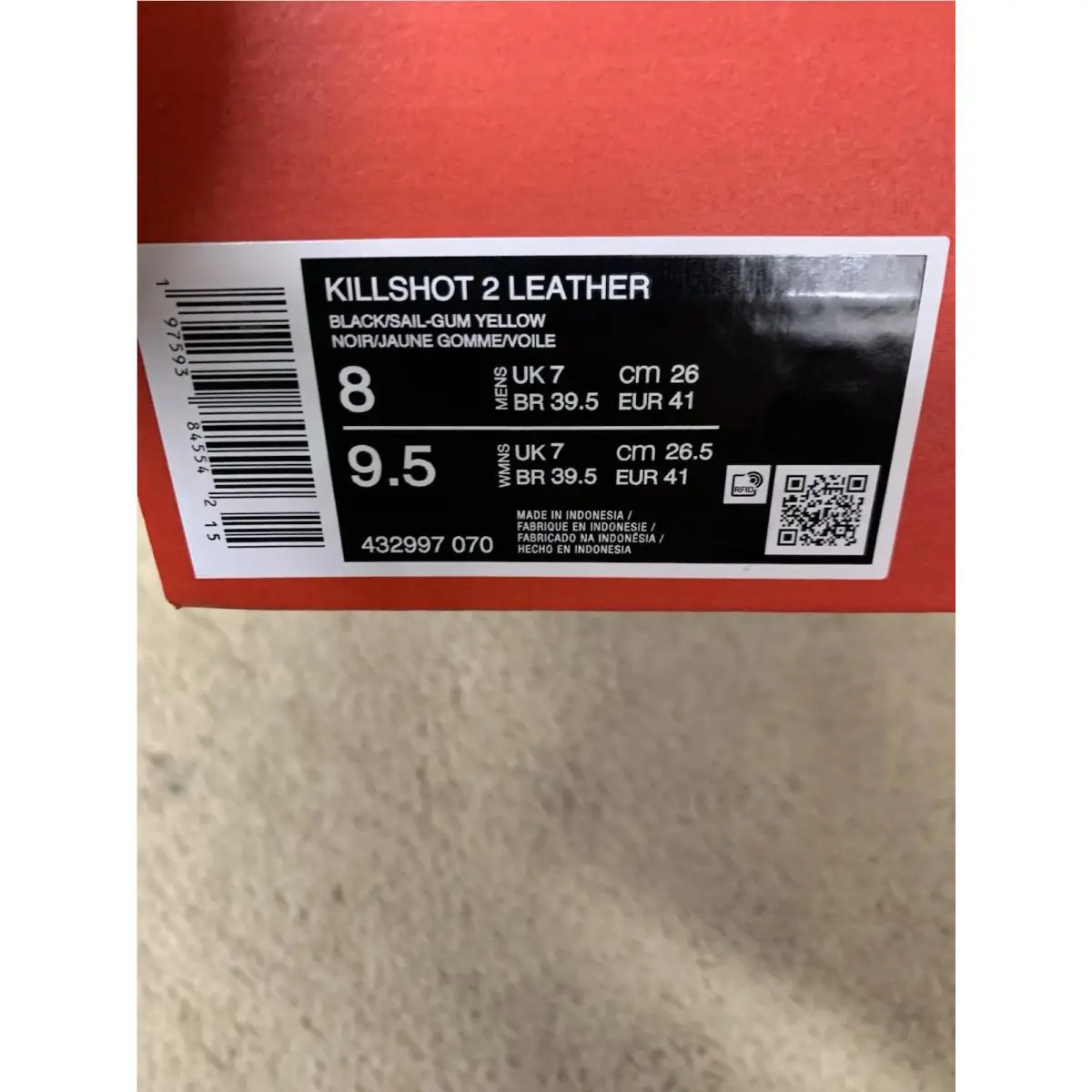 Nike shoes - Nike Killshot 2 - Killshot - 432997-070 - Black 5